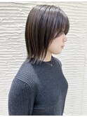 【morio札幌】札幌ボブ　大人かわいい暗髪肩ライン外ハネボブ
