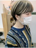 【cuzKLUB】耳掛けショート×コントラストカラー＊池袋