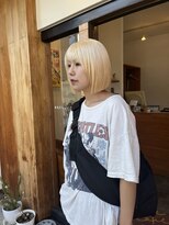 ツネ ヘアアンドヘッドスパ(TsuNE hair&head spa) ブロンドボブ