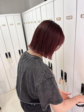 クロップ エス 茅ヶ崎本店(crop es) ピンクボブ