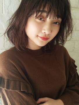 ガーランド (Garland) シースルーバング×ゆるふわパーマ