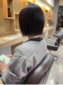 軽め切りっぱなし×アッシュブラウン