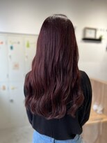 シアート(SHEART)&nbsp;ピンクレッド系ロングヘア