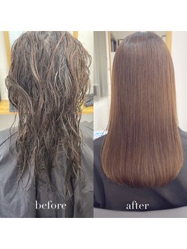 リアン 四条大宮店(Lien) 縮毛矯正+髪質改善トリートメント（リタッチ可）