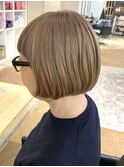 切りっぱなしボブミニボブパーマくびれボブ外ハネボブブリーチ