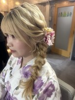 サーディースリーエーカーズヘアスタジオ(33Acers Hair Studio)&nbsp;可愛い編みおろしスタイル♪
