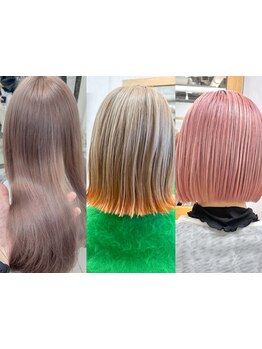 カラーが得意なスタイリスト集結！最高品質薬剤で施術！ダブルカラー/銀座/ショートボブレイヤーカット
