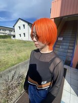 ラッコのおひるね&nbsp;ブリーチありオレンジ