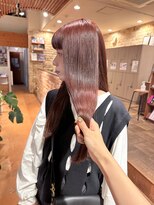 マッシュ アドベ 八戸ノ里(MASHU ADOBE)&nbsp;ブリーチなし！秋っぽレッドブラウンカラー