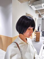 ワッカ(wacca)&nbsp;ショートボブ　グラデーション　質感調整　丸み