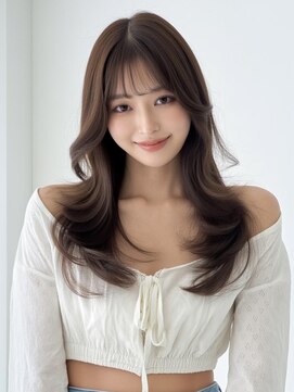 ライズ ネックス ザ サロン 渋谷(LIZE nex the salon) ロングレイヤー#レイヤーカット#ロングレイヤー#韓国スタイル