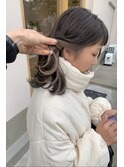 インナーカラーミルクティーベージュ