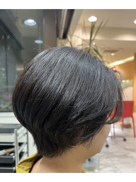 プレジール PLAISIR ショートスタイル/白髪染め/5stepトリートメント/白髪ぼかし