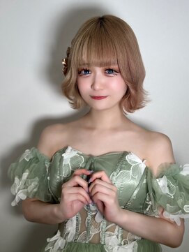 ステラ(Stella) ボブの巻き下ろしは外ハネ系が可愛いVOL1.0