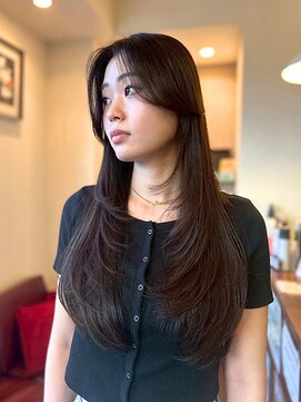 レイヤーカット/髪質改善/艶髪【cher西宮北口：MAYA】
