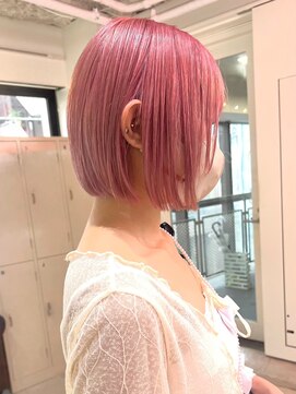 デート 下北沢(DATE) 下北沢ブリーチカラーデザインカラーペールピンクベージュカラー