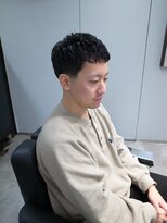 イントロバイフィーネ 渋谷(INTRO . by Fi-Ne)&nbsp;バーバーナチュラルクロップアイロンパーマ/渋谷/代々木