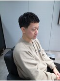 バーバーナチュラルクロップアイロンパーマ/渋谷/代々木