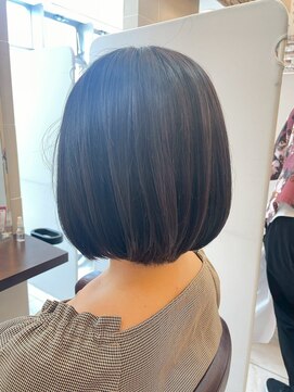 髪質改善/顔周りレイヤーカット/グレージュ[千葉/千葉駅]