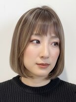 ブレイブ モラージュ柏(BRAVE mallage kashiwa) 透明感MAX!愛されミルクティーベージュ×王道内巻きボブ