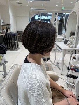 クレア 上大岡(CREA) 白髪ぼかしハイライト縮毛矯正ダブルカラー髪質改善30代40代50代