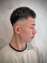 ボコカ(bococa) 【大村指名】メンズカットスキンフェード極道パーマ