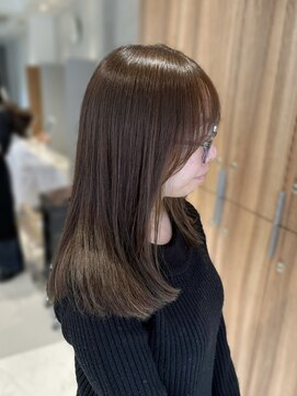 ガリカ 博多(Gallica) <ゲスト>ロングレイヤーにオリーブベージュ