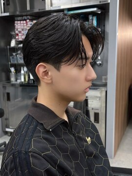 エルマーク 和歌山(L-MARK) センターパート/ニュアンスパーマ/フェザーパーマ/men's