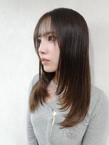 エマージュ 水戸駅前(Emerge)&nbsp;くびれレイヤー/ラテグレージュ/韓国巻き/顔周りカット/水戸