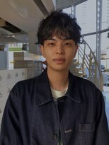 ブランコジーサウス(BLANCO G South)&nbsp;無造作パーマ×センターマッシュ