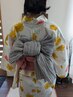 浴衣着付けヘアセット￥5500～
