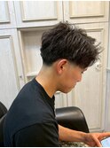 上野/リバースセンターパート/ニュアンスパーマ/ダウンバング