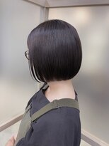 トッカ ヘアアンドトリートメント 大宮店(tocca)&nbsp;顎ラインボブ × 艶感グレージュ