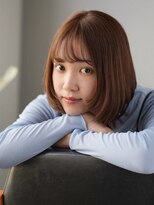 ヘアーループセラデザインワークス(Hair ruup Sela design works) 透明感グレージュの軽やかレイヤーボブ