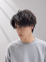 ヘアメイク アース 本庄早稲田店(HAIR & MAKE EARTH)&nbsp;センターパート_韓国ヘア_シャドウパーマ_メンズ