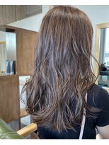 アースエレガンス 田町店(EARTH Elegance)&nbsp;ショコラグレージュで，黄色味カバー