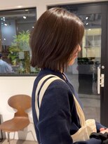 ソーイ ヘアー 平尾(soi hair) ボブレイヤー・オリーブブラウン・平尾美容室・薬院美容室