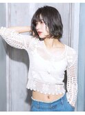 ＊LOJE＊ 無造作な束間とウェットで魅了するボブ。