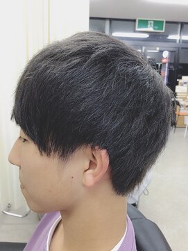 メンズヘアサロン ルーモ セットなしでキマる！ショートマッシュ