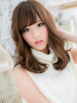 モッズヘア 上尾西口店(mod's hair)&nbsp;■mod's上尾11-2★■斜めバングxリズムウェーブ♪レディスタイル