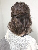 ボブヘアセット＊ハーフアップ mutsuki