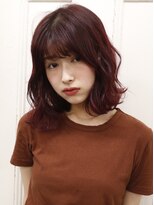 オペラ(OPERA by BALLET HAIR)&nbsp;ワインレッドとパーマ