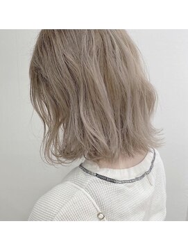 セカンド(2nd) ダブルカラー/ブリーチ/ミルクティーベージュ/外国人風