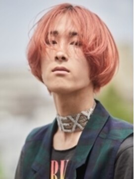 ノイ 経堂(noi) 韓流マッシュ×コーラルオレンジ[メンズ/マッシュ/経堂/経堂駅]