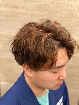 プレミアムバーバー 目黒店(PREMIUM BARBER produce by HIRO GINZA) メッシュカラー/マッシュスタイル