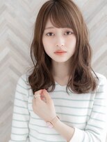 【ROMA】20代30代40代/透明感カラー/フレンチガーリーセミディ