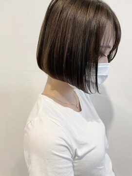 オーティティ(O-TETE) o tete オリーブベージュカラーボブスタイル