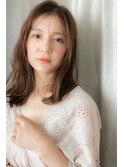 美髪ココアベージュふんわりカールルーズヘアX戸頭20代30代40代