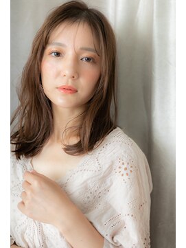 カバーヘア イヴ 戸頭店(COVER HAIR EVE) 美髪ココアベージュふんわりカールルーズヘアX戸頭20代30代40代