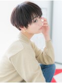 クールに決める！黒髪大人スマートショートf小山20代30代40代